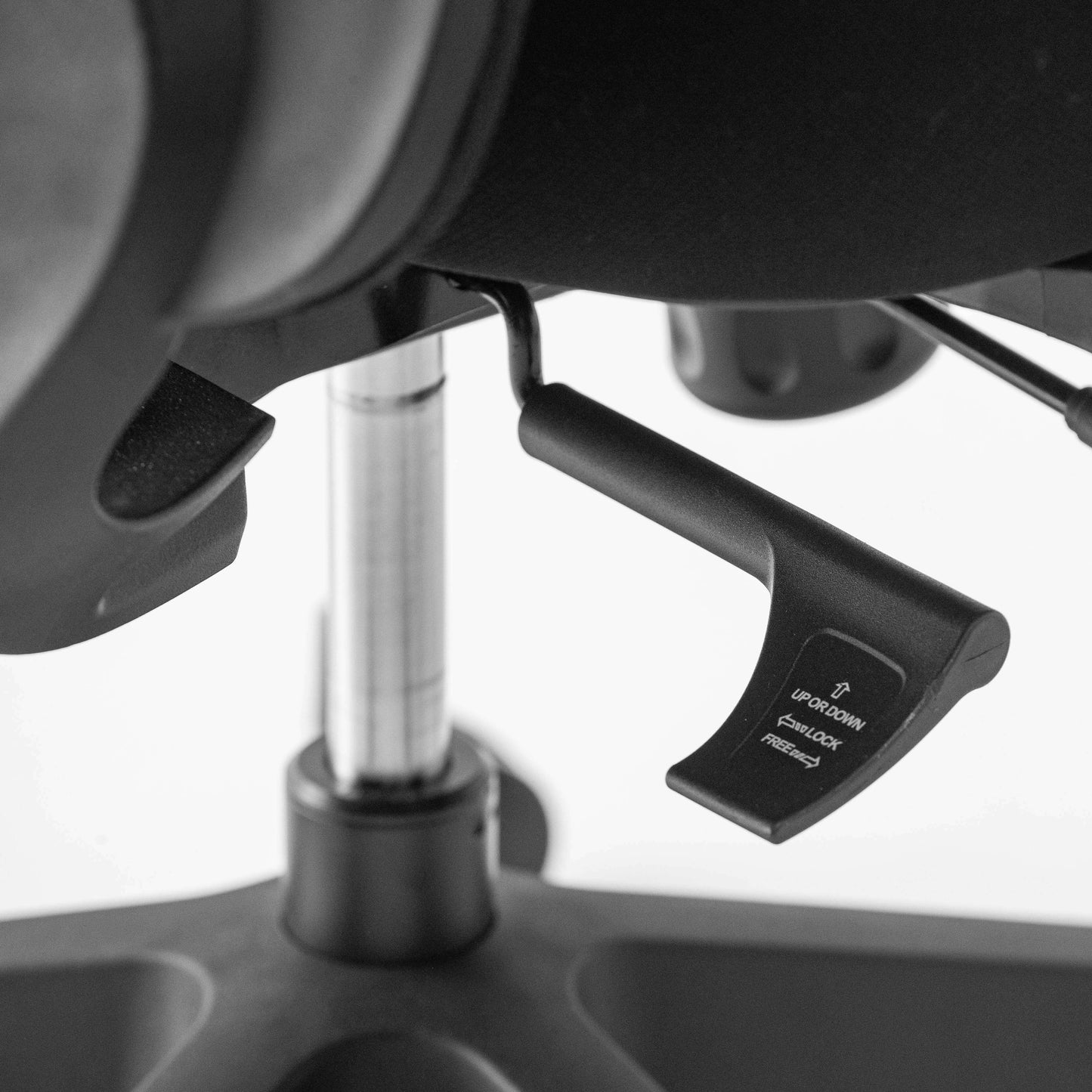 Extra Hoge Gasveer - Motion Mesh Bureaustoel