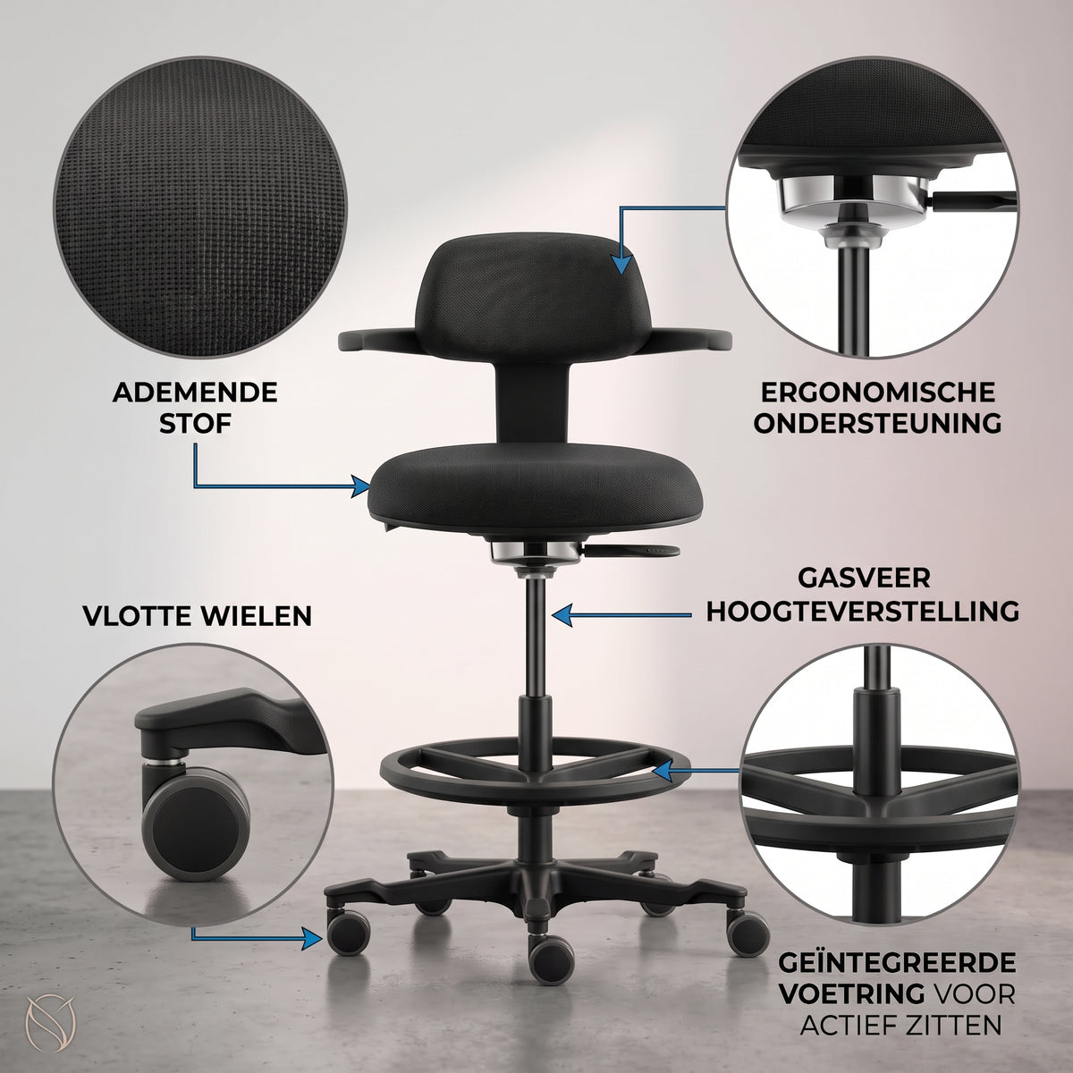 Ergonomische Werkkruk