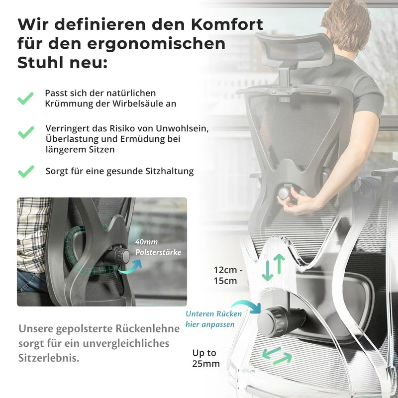 Backerz Ergonomische Bureaustoel