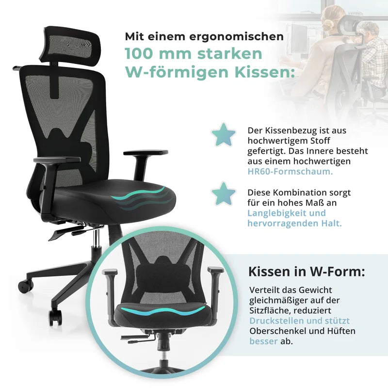 Backerz Ergonomische Bureaustoel