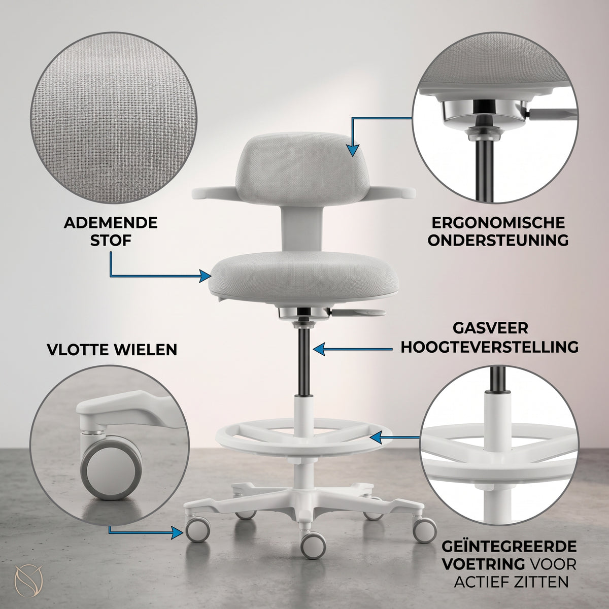 Ergonomische Werkkruk