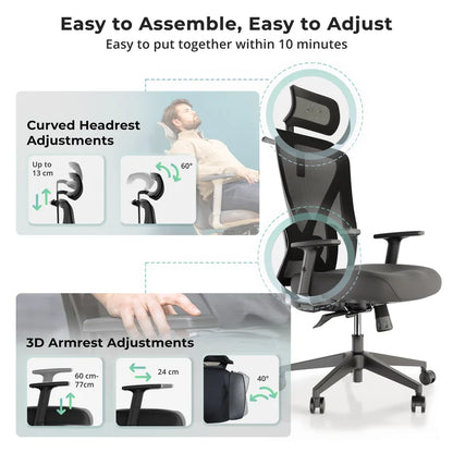 Backerz Ergonomic Office Chair