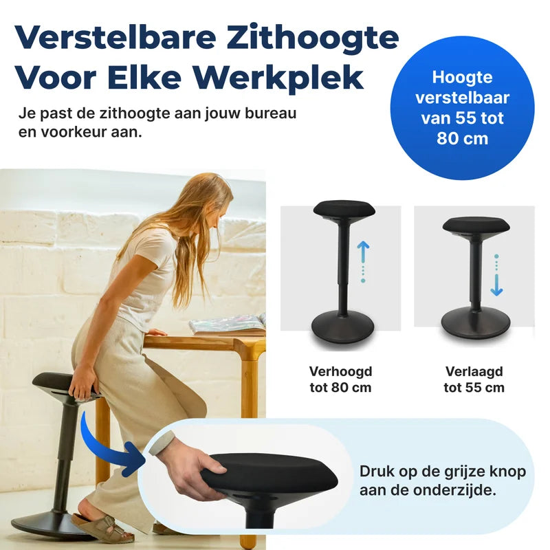 Ergonomische Wiebelkruk Kantoor