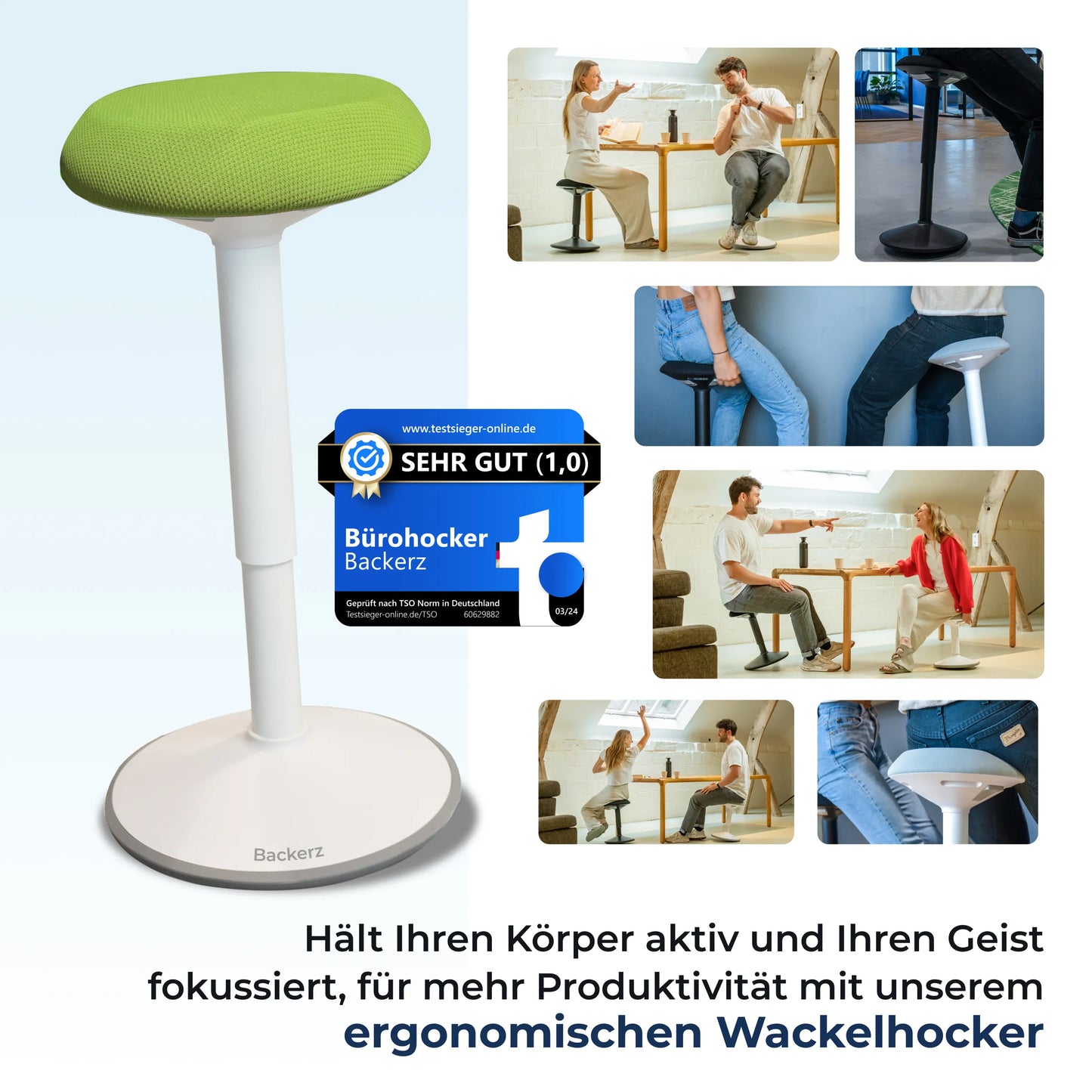 Ergonomische Wiebelkruk Kantoor