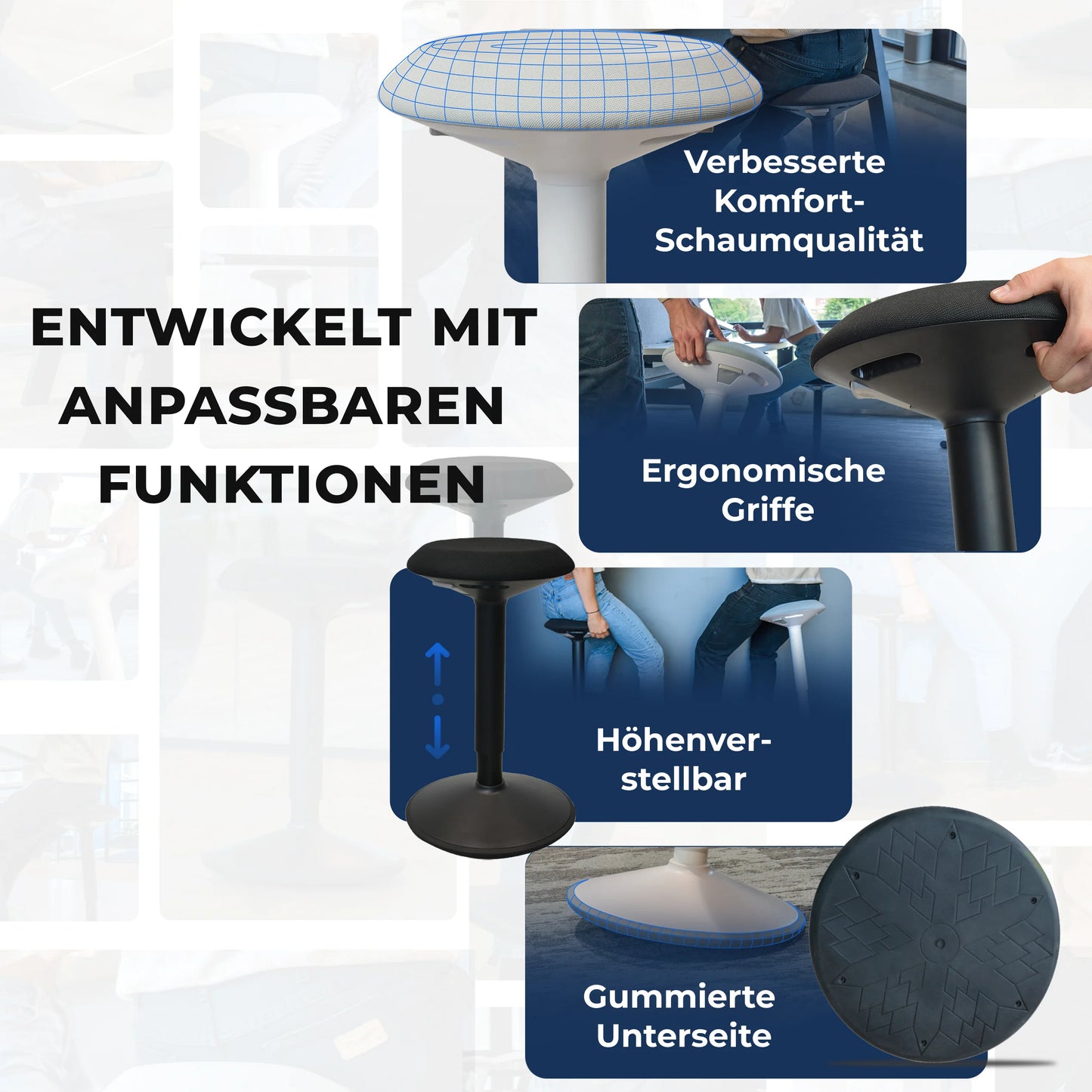Ergonomische Wiebelkruk Kantoor