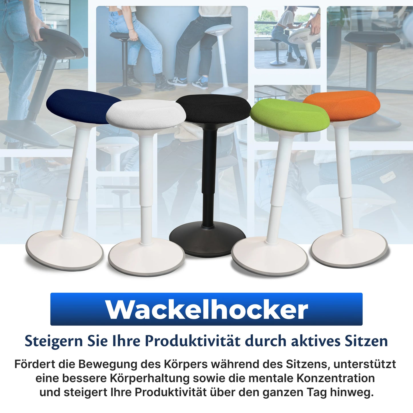 Ergonomische Wiebelkruk Kantoor