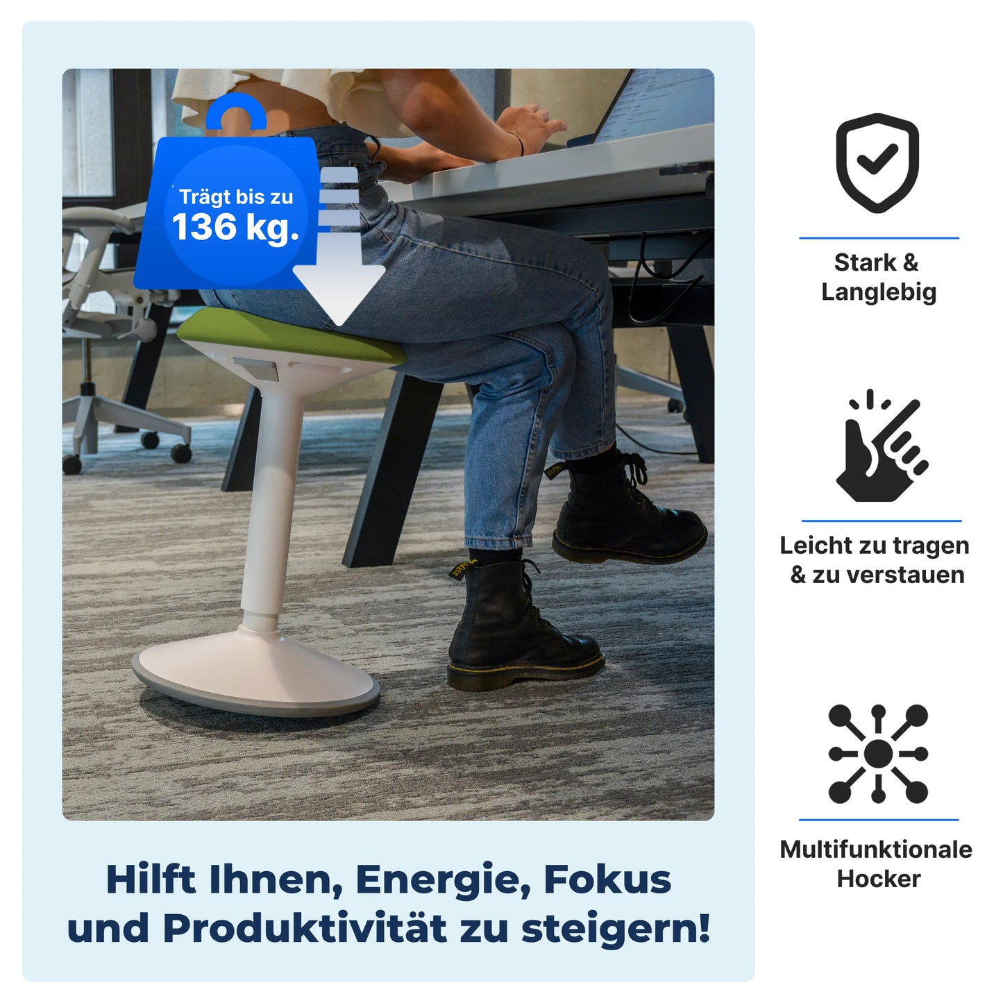Ergonomische Wiebelkruk Kantoor