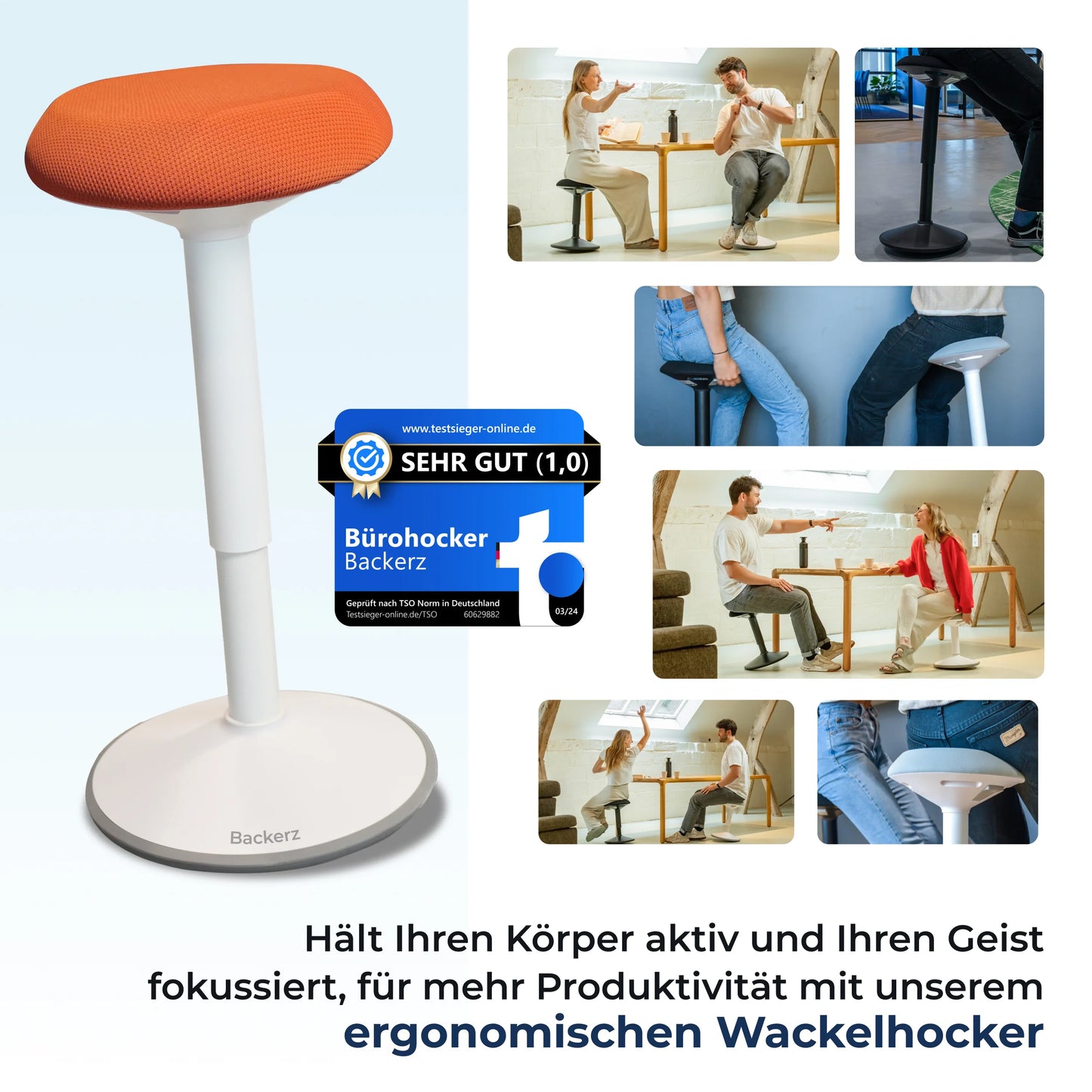 Ergonomische Wiebelkruk Kantoor