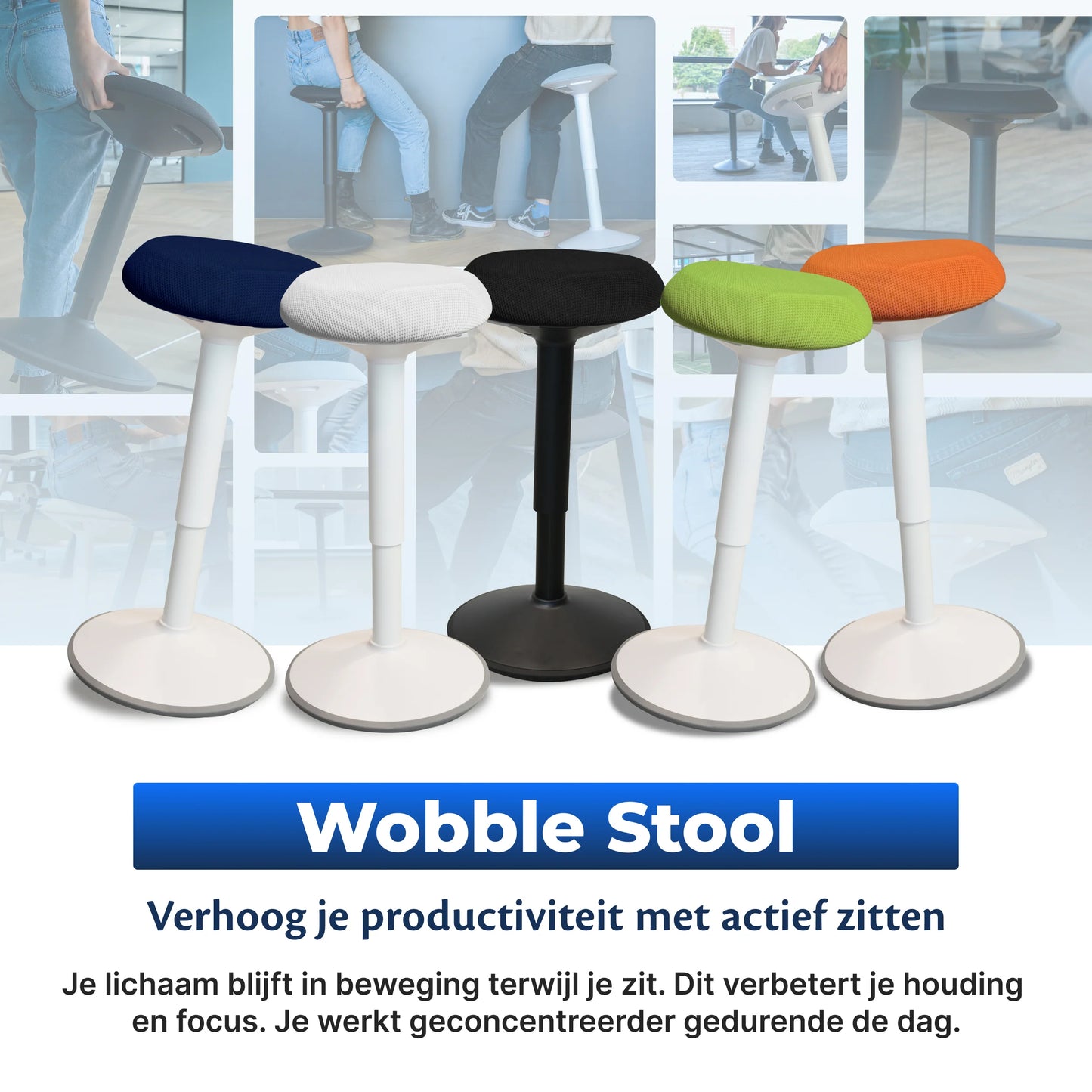 Ergonomische Wiebelkruk Kantoor