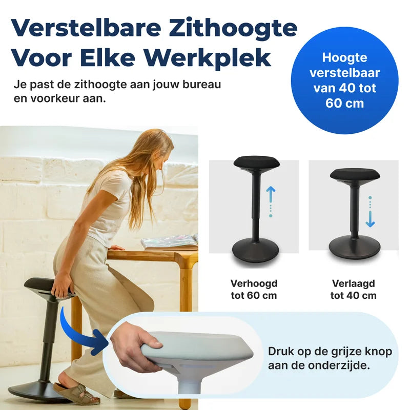 Ergonomische Wiebelkruk Kantoor