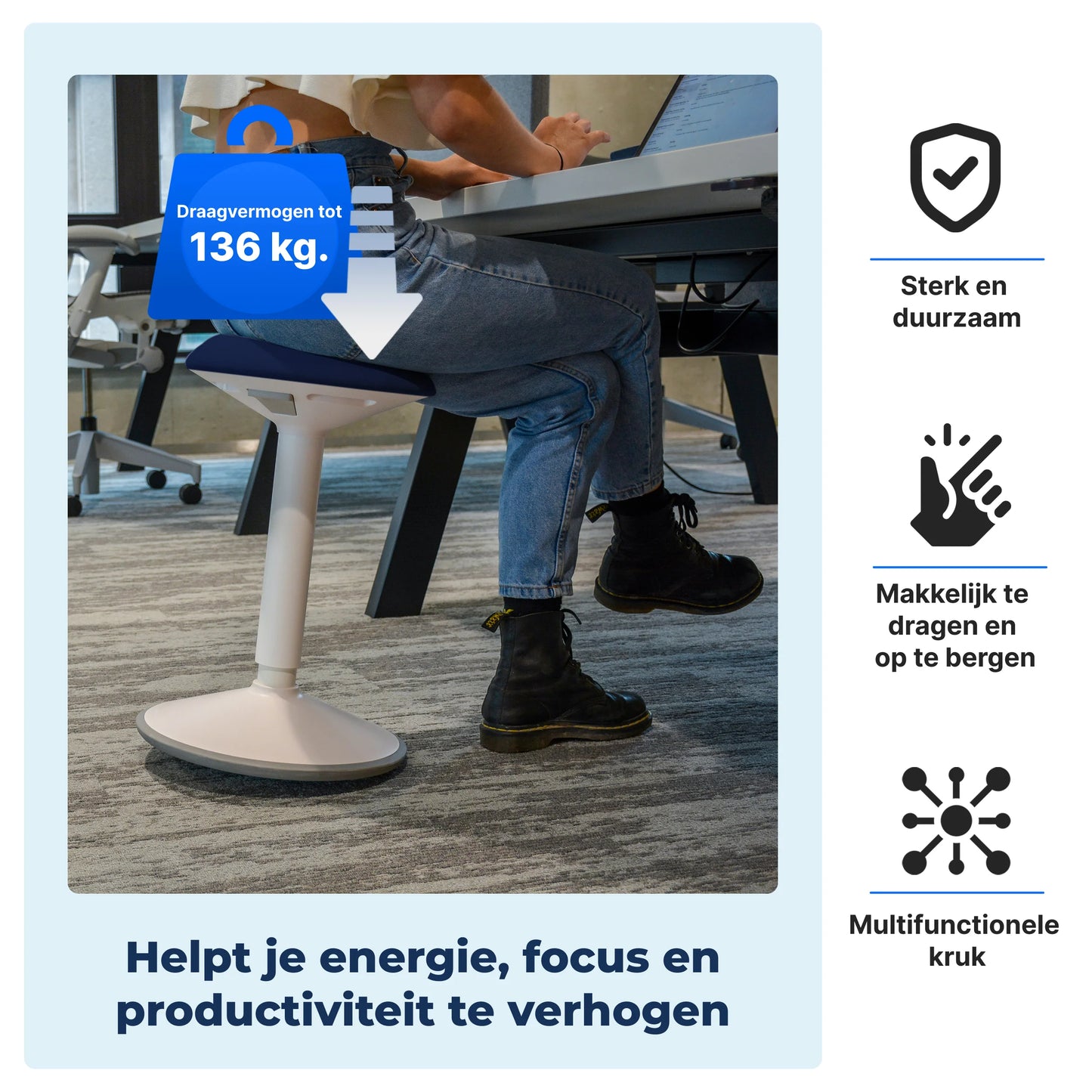 Ergonomische Wiebelkruk Kantoor