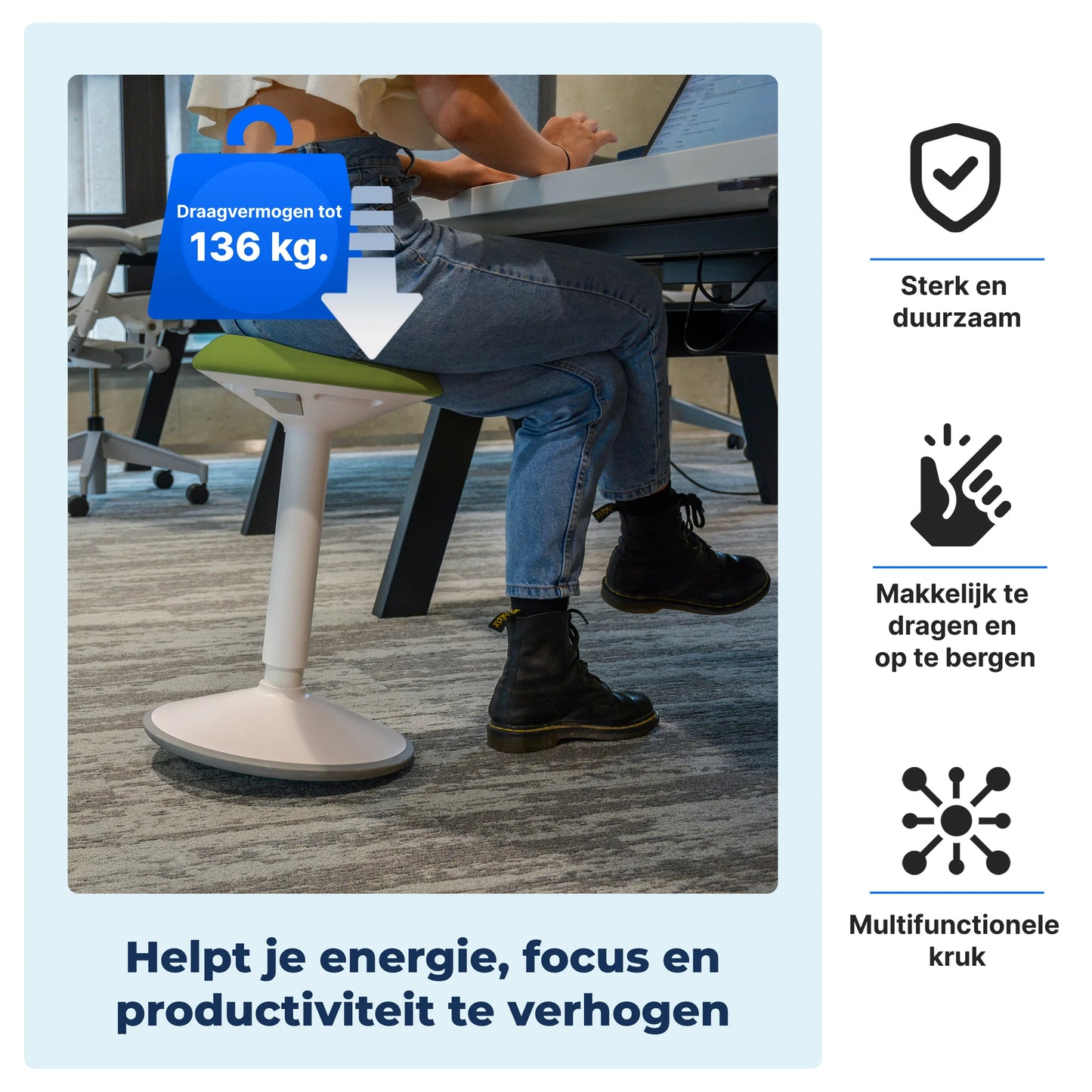 Ergonomische Wiebelkruk Kantoor