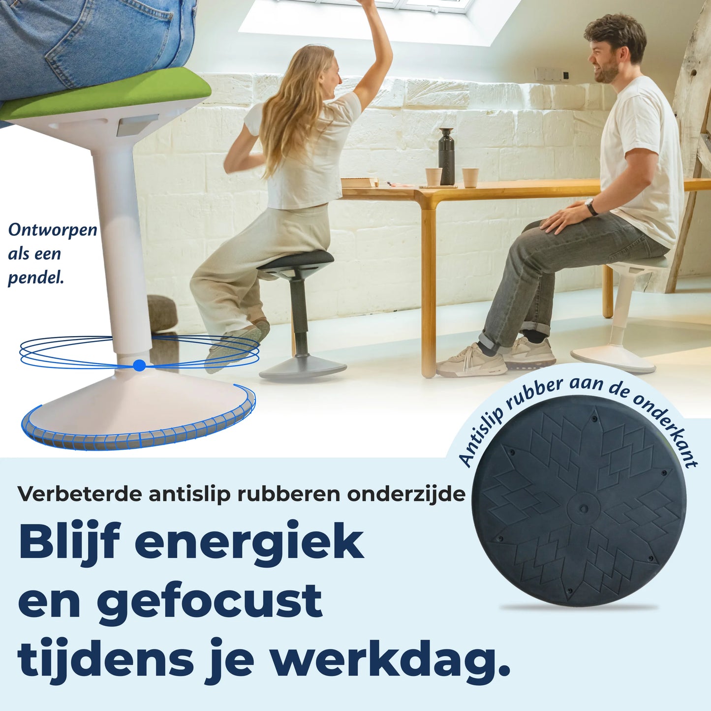 Ergonomische Wiebelkruk Kantoor