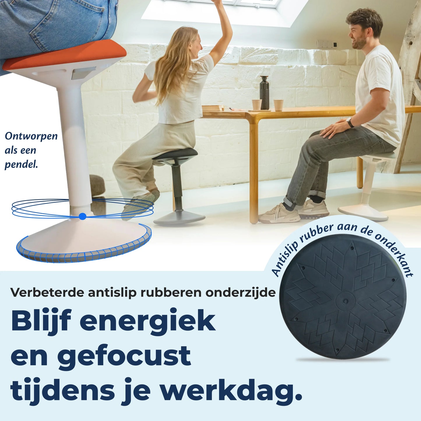 Ergonomische Wiebelkruk Kantoor