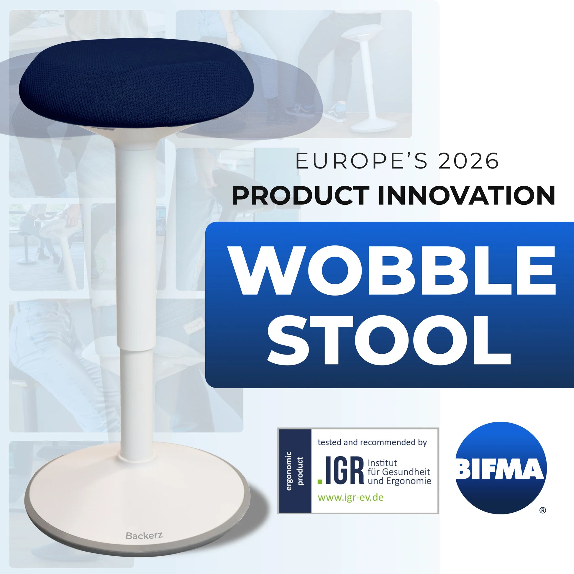 Discover the versatility of Backerz Wobble Stools!