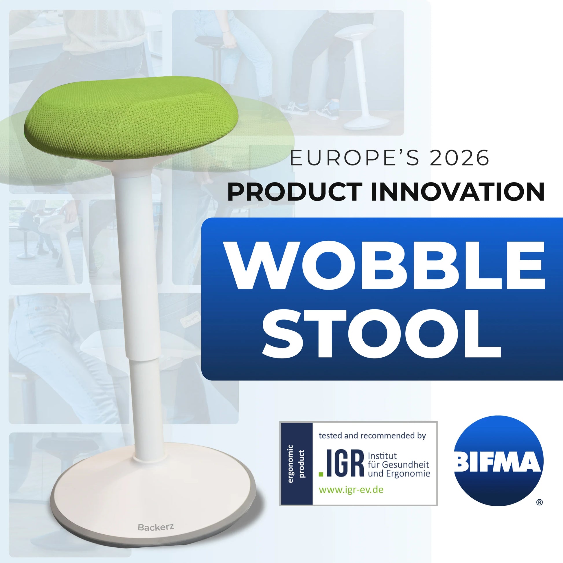 Discover the versatility of Backerz Wobble Stools!