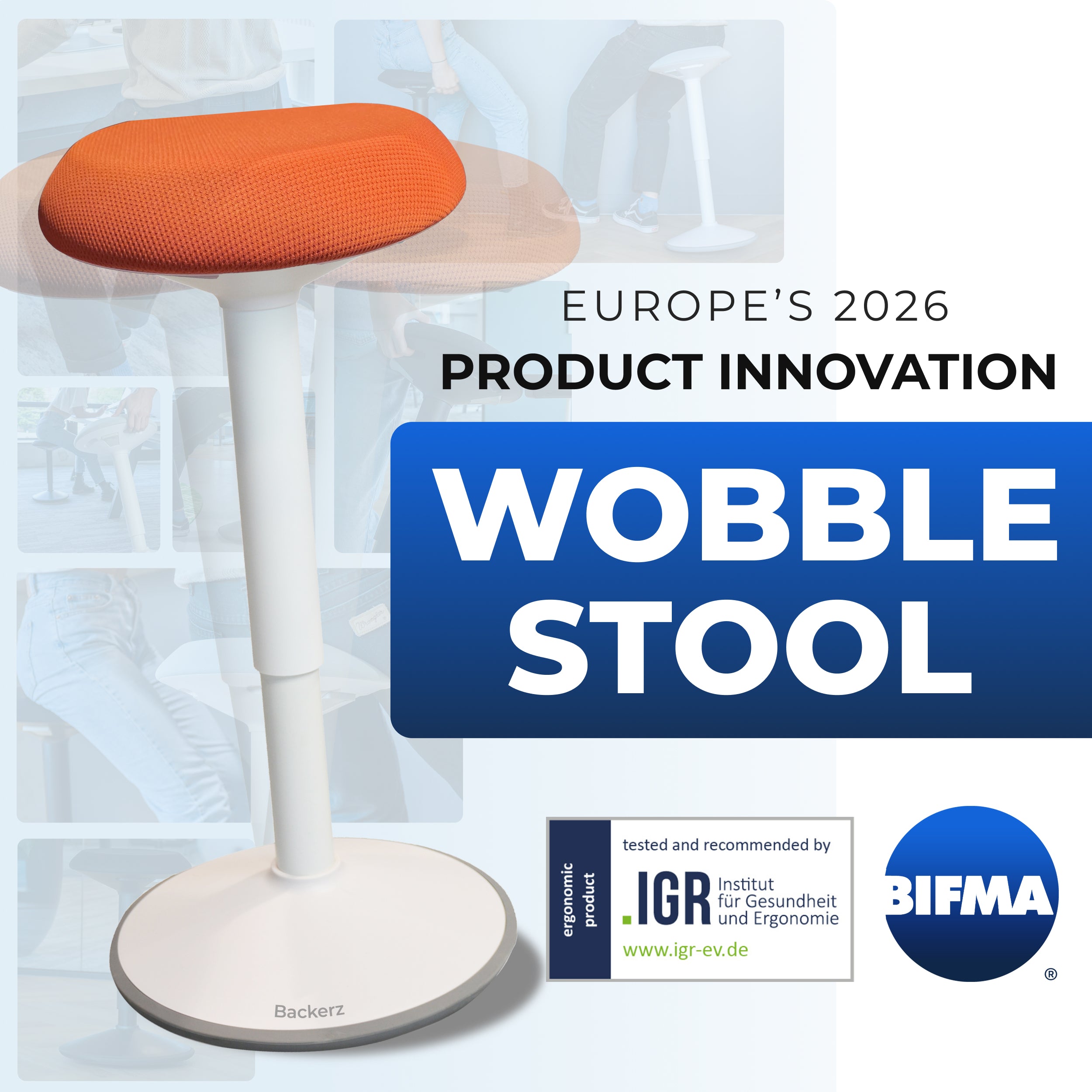 Discover the versatility of Backerz Wobble Stools!
