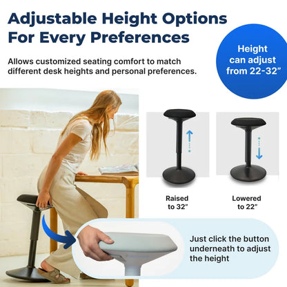 Ergonomic Wobble Stool Office