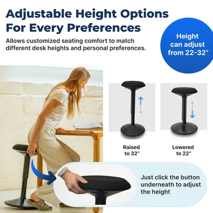 Ergonomic Wobble Stool Office