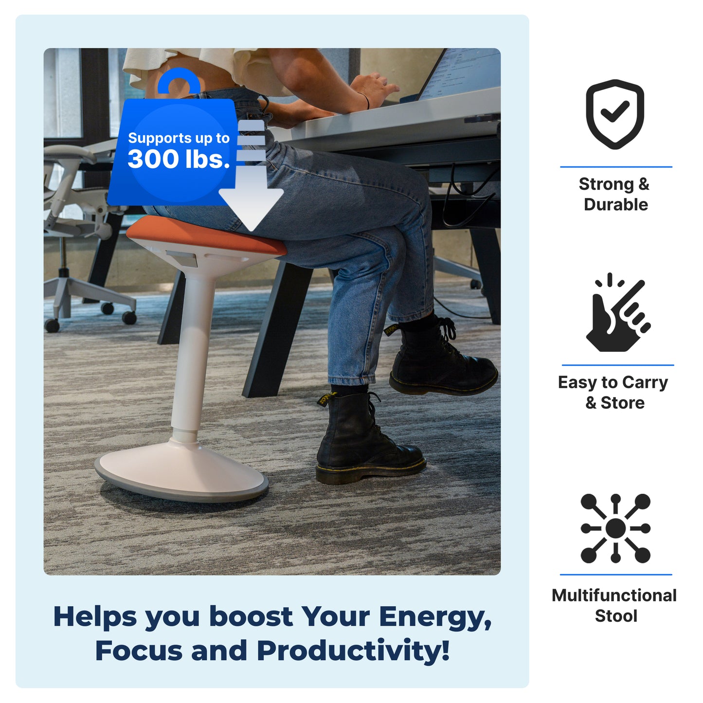 Ergonomische Wiebelkruk Kantoor