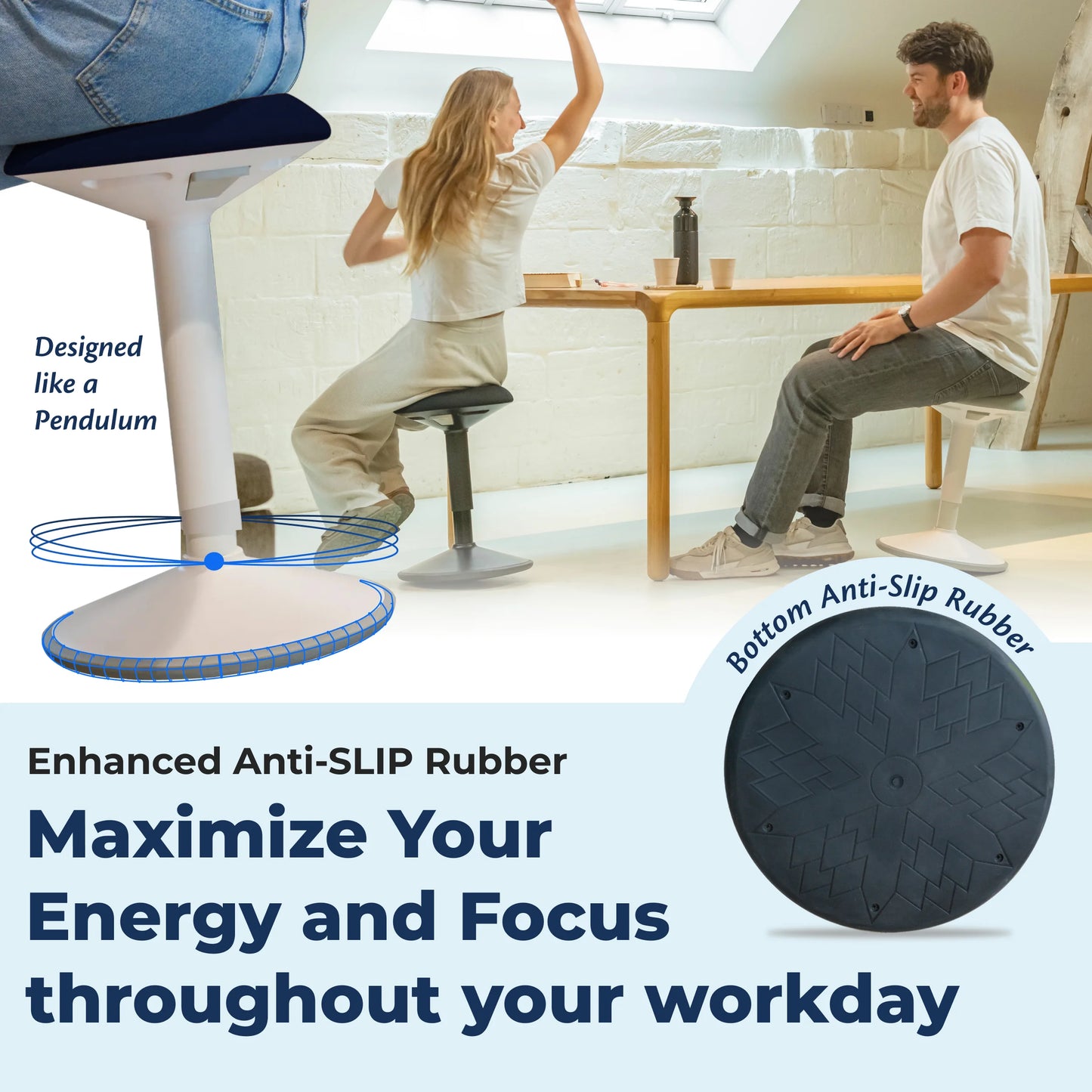 Ergonomische Wiebelkruk Kantoor