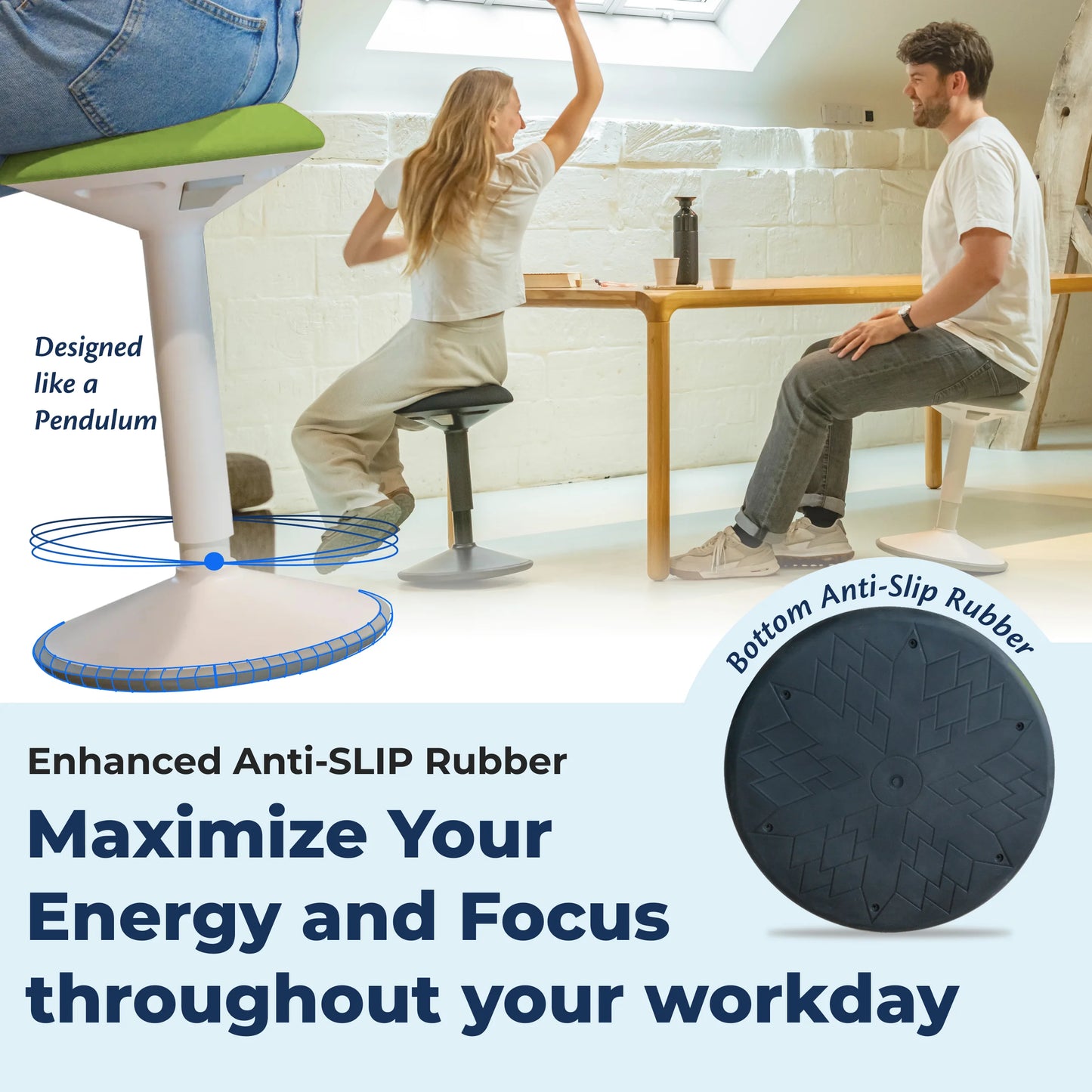 Ergonomische Wiebelkruk Kantoor