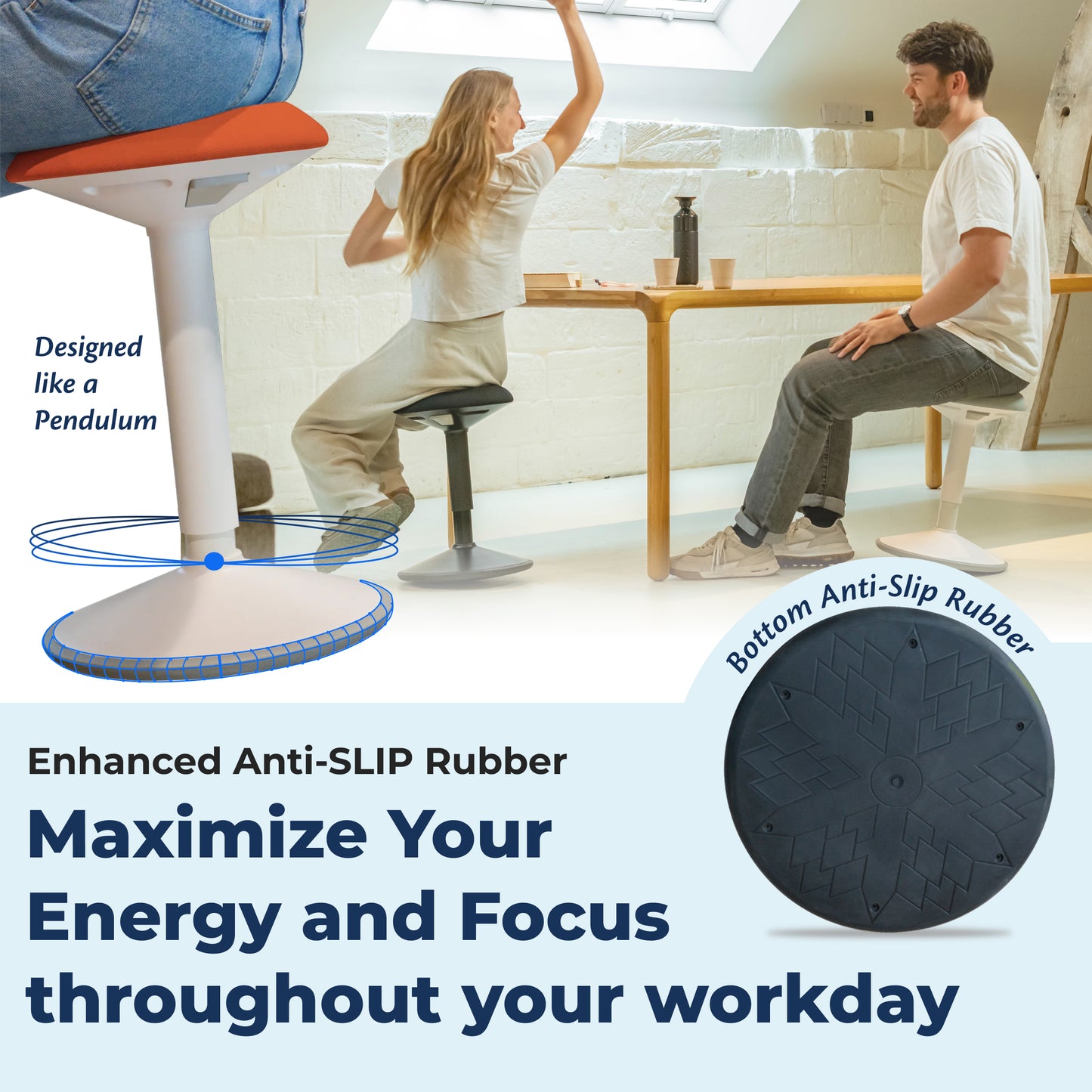 Ergonomische Wiebelkruk Kantoor