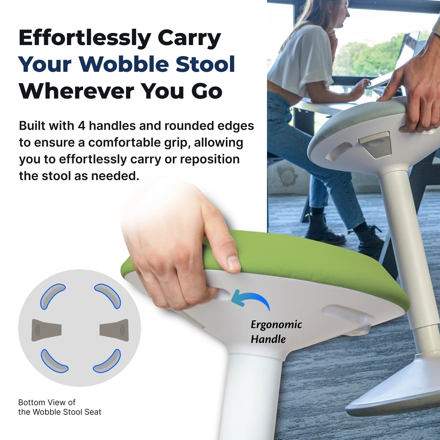 Ergonomische Wiebelkruk Kantoor