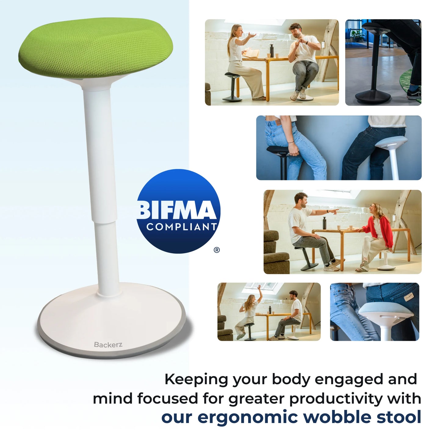 Ergonomische Wiebelkruk Kantoor