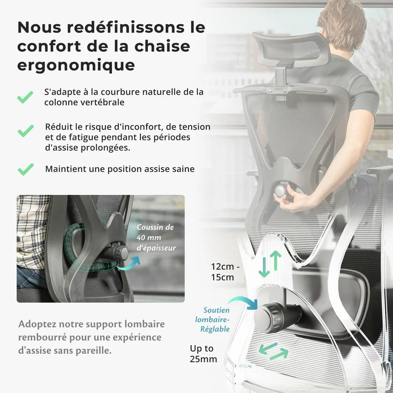 Backerz Ergonomische Bureaustoel